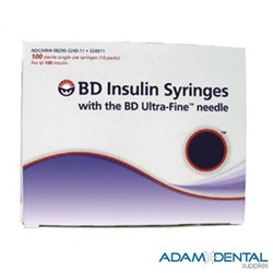 BD Ultra Fine II Insulin Syringes 0.5ml 30 Guage x 8mm