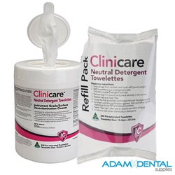Clinicare Neutral Wipes Canisters, Refills & Ultra