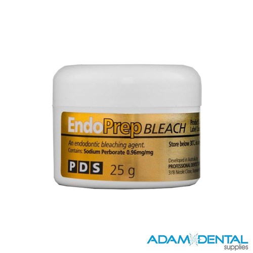 PDS Endo Prep Bleach Sodium Perborate 25g Adam Dental Supplies