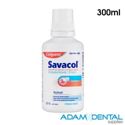 Colgate Savacol Freshmint Antiseptic Rinse 300ml Pack 6 