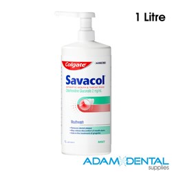 Colgate Savacol Alcohol Free Pre-op Mint Mouthrinse 1L 3PK