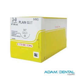Ethicon Plain Gut Absorbable Sutures 3-0 26mm 1/2c Taper