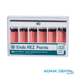 EndoREZ Coated Points, 0.02 Taper Size 40 60 pack