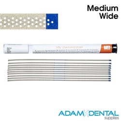 Jiffy Diamond Strips Wide Med Perforated Blue Pack of 10