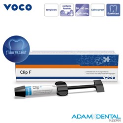 VOCO Clip F 2 x 4g Syr Fluro LC Temp Fill Material