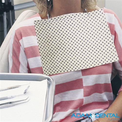 Cellonaps Blue Stars 4ply Dental Bib 20 x 28cm 1000/pk
