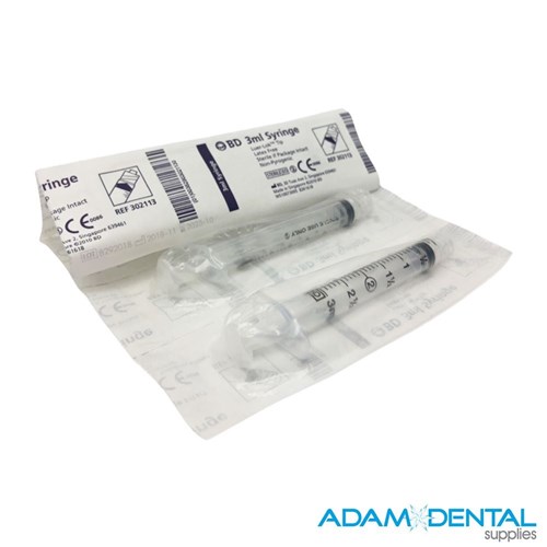 BD Plastipak 3m Luer-Lock Syringes (Box of 100)