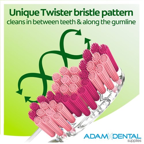 Colgate Twister Soft Toothbrush x 8/pk
