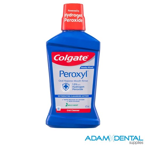 Colgate Peroxyl Oral Mouth Rinse Mouthwash 6 x 473ml