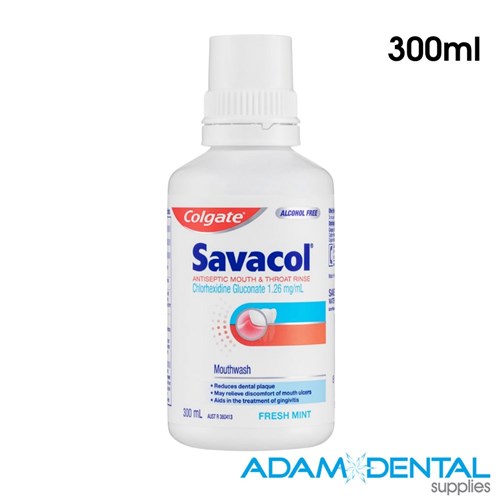 Colgate Savacol Freshmint Antiseptic Rinse 300ml Pack 6 
