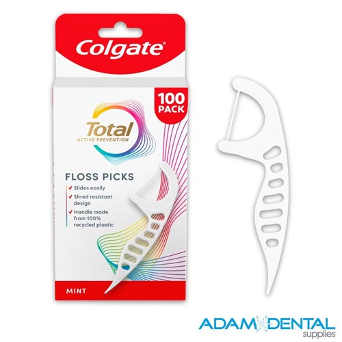 Colgate Total Floss Picks x 100pk