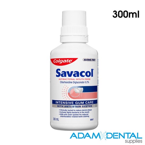 Colgate Savacol Alcohol Free Anti Stain Mint 300ml x 6