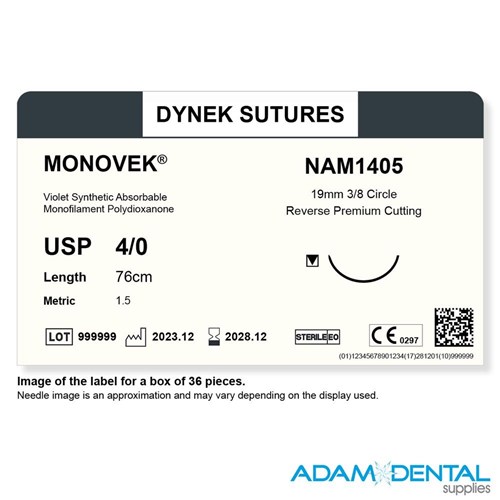 4/0 45cm 36/pk 19mm 3/8 Circ RC Premium