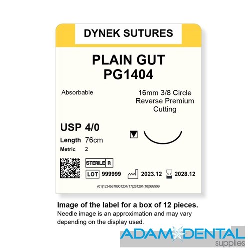 4/0 76cm 12/pk 16mm 3/8 Circ RC