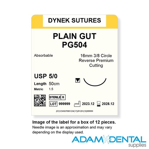 5/0 50cm 12/pk 16mm 3/8 Circ RC