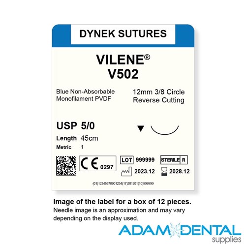 5/0 45cm 12/pk 12mm 3/8 Circ RC