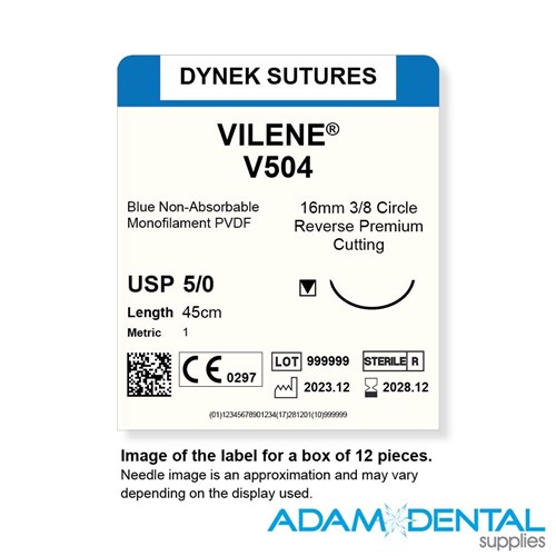 5/0 45cm 12/pk 16mm 3/8 Circ RC