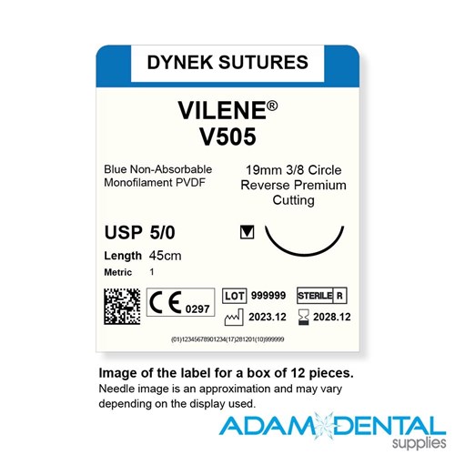 5/0 45cm 12/pk 19mm 3/8 Circ RC Premium