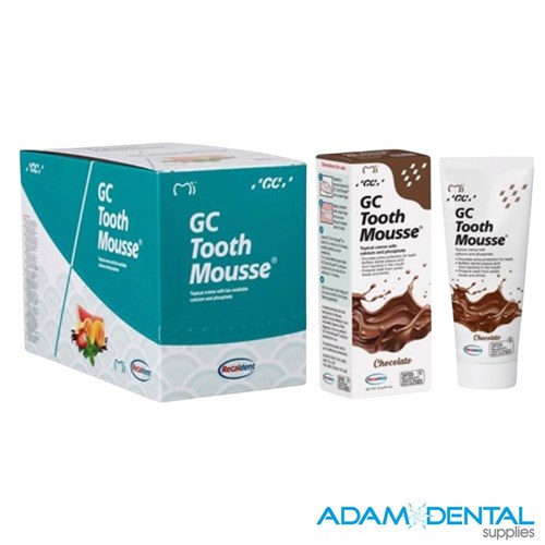 GC TOOTH MOUSSE Chocolate 40g  Tube Box of 10