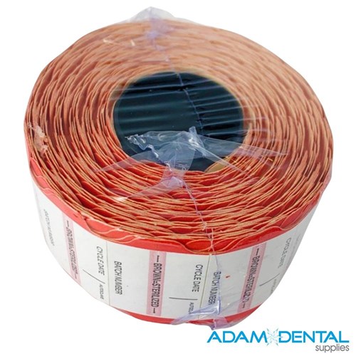 Autoclave Cycle Tracking Indicator labels Red