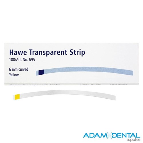 Curved 6mm x 73mm Yellow