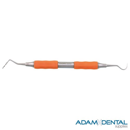 DG Double Ended 16/23 with Perio Probe Orange Handle