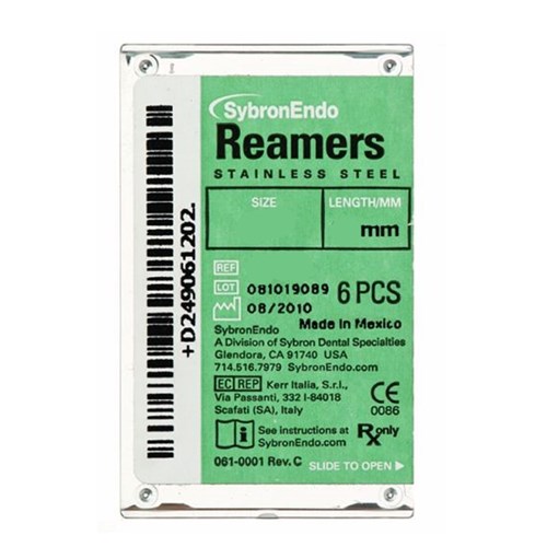K REAMERS 25mm Size 10 Purple Pack of 6