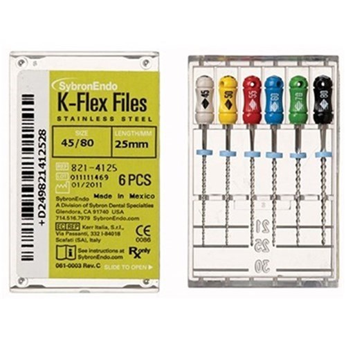 K FLEX FILES 21mm Size 15-40 Assorted Pack of 6