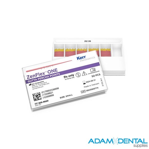 ZenFlexOne Gutta Percha Points Pack of 50 .20/.06