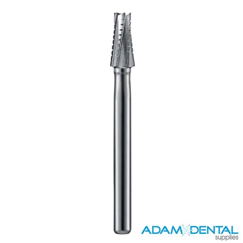 Taper Flat End X-Cut Fissure 100/pk