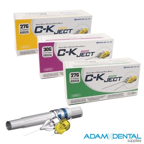 CK-Ject Dental Needles Long & Short 27G 30G 100/pk