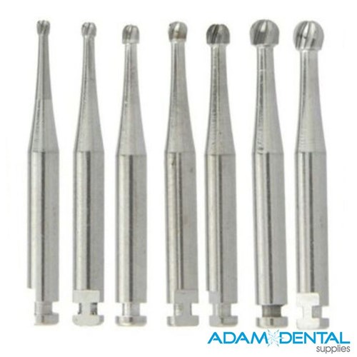Cybertech Tungsten Carbide Slow Speed Burs - ROUND 10/pk