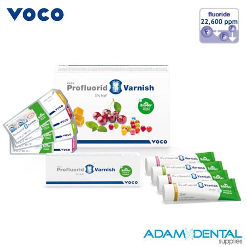 VOCO Profluorid Varnish + BioMin, Various Flavours
