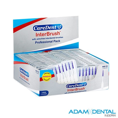 Professional Pack Large Purple 10 Brushes x 36 Packs