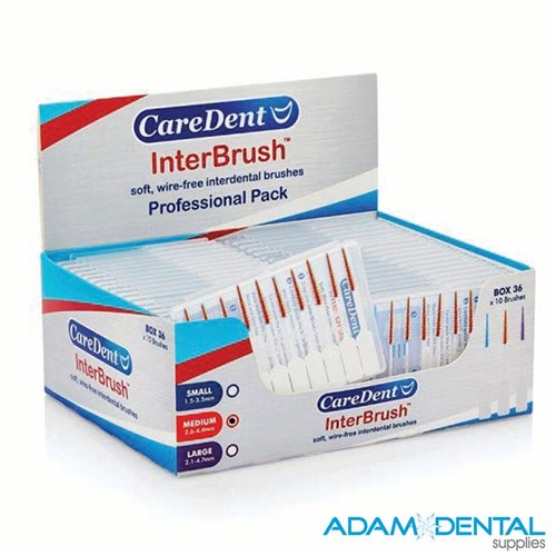 Professional Pack Medium Orange 10 Brushes x 36 Packs