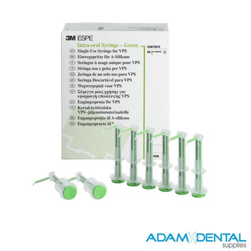 Green VPS Syringes 50/pk